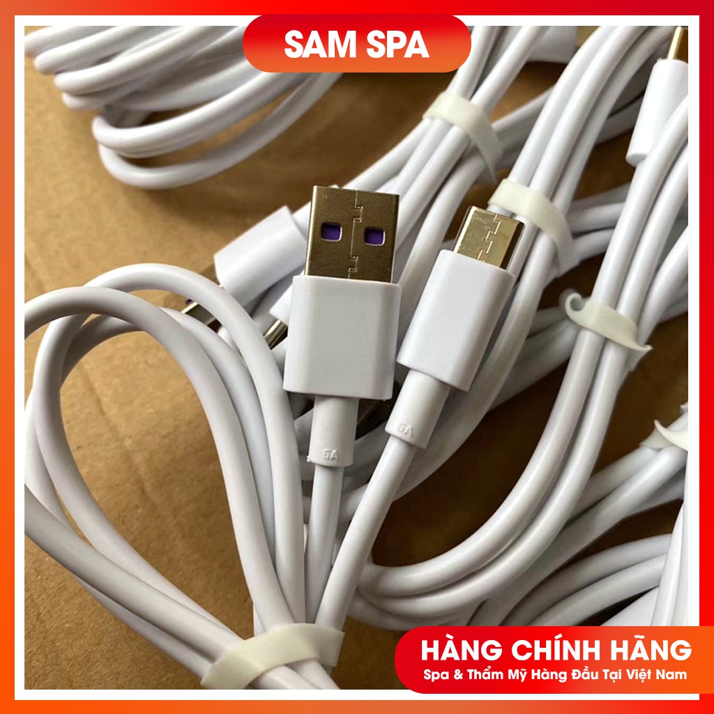 Dây Cáp Sạc Type C Màu Trắng Dài 1 Met