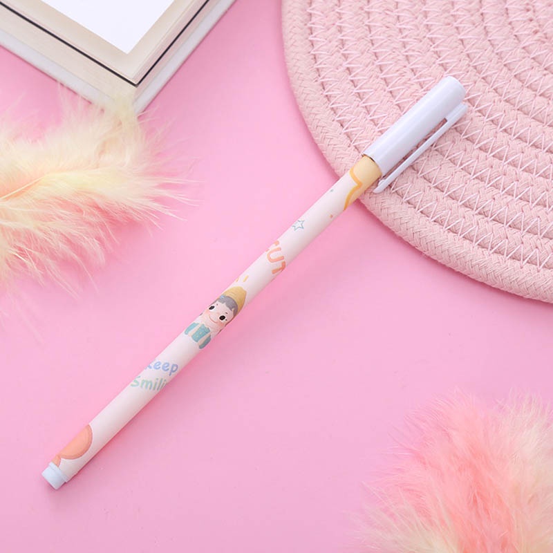 Bút Mực Đen Ngòi 0.5mm Hình Cô Gái Dễ Thương