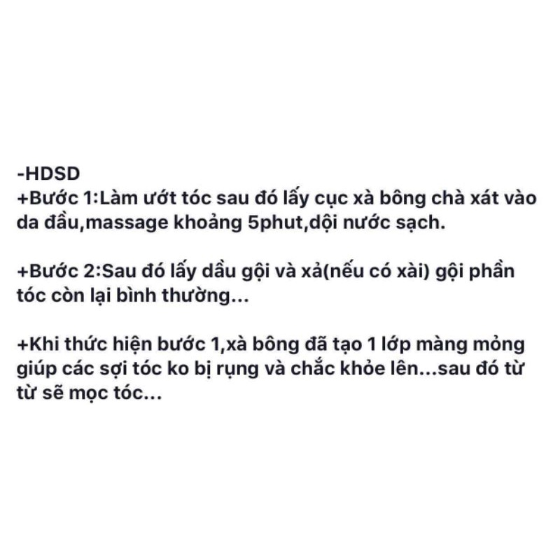 Xà bông cục Hàn Quốc dành cho rụng tóc và hói đầu