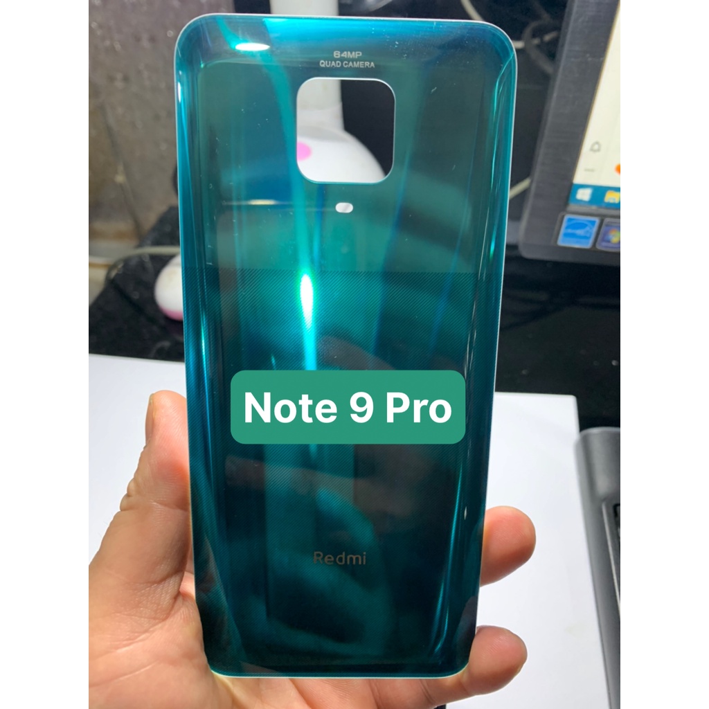 Miếng kính lưng zin hãng điện thoại xiaomi redmi note 9 pro