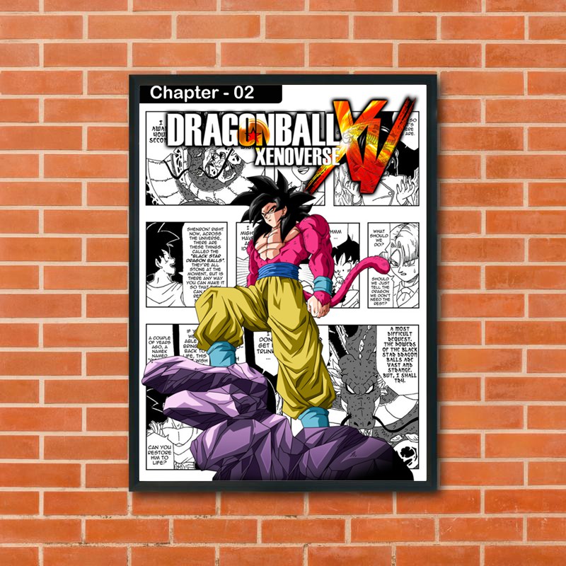 Tấm Áp Phích Treo Tường In Hình Nhân Vật Truyện Tranh Dragon Ball