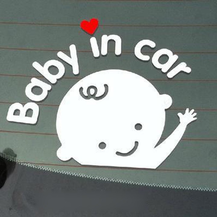 Decal "Baby in car"