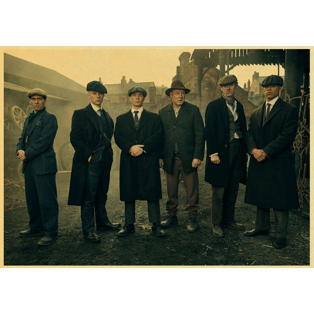 Poster Phim Peaky Blinders Phong Cách Cổ Điển Trang Trí Nhà Cửa