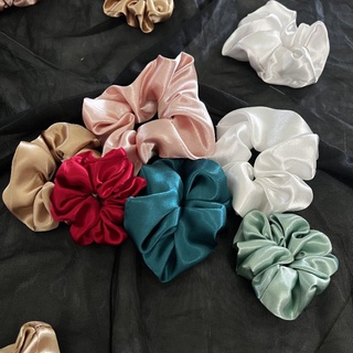 Cột tóc scrunchies lụa satin