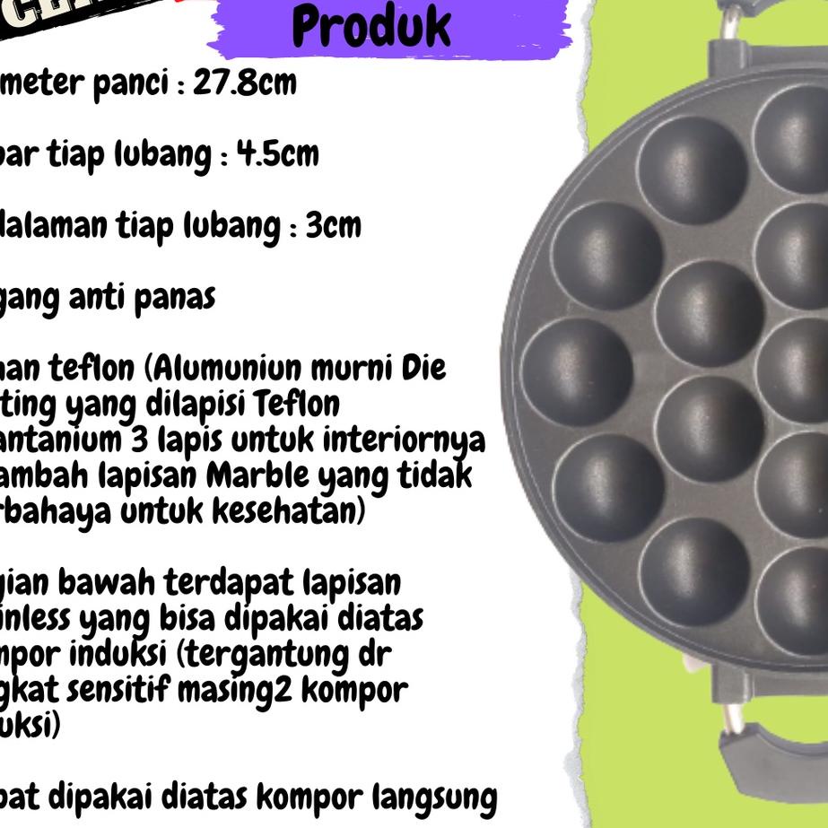 (Code Pvfd0) 005 Khuôn Làm Bánh Takoyaki 15 Và 19 Lỗ teflon Dorayaki Happy Call Toeflon Dụng Cụ Nấu Nướng Sâu Đĩa Chiên Thức Ăn Cho Nồi Hấp Tiện Dụng