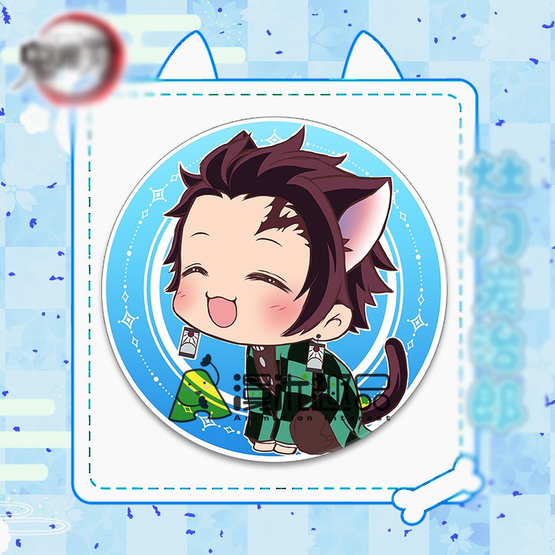 (CHÓ) Combo 14 huy hiệu cài áo IN HÌNH Kimetsu no yaiba Thanh gươm diệt quỷ anime chibi dễ thương xinh xắn