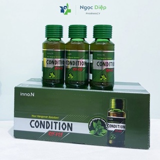 [Chính hãng Korea] Nước Giải rượu bia Hàn Quốc Condition, Giải độc gan, làm mát Gan (1 chai*75ml)