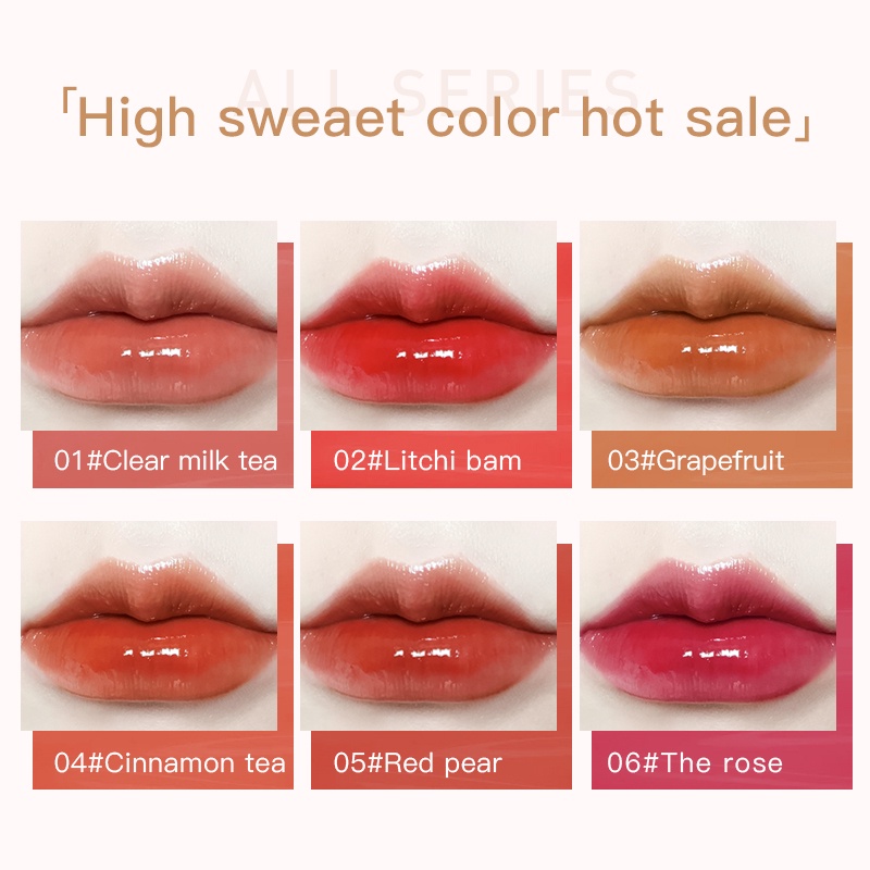 Son Môi Dạng Lỏng Pudaier Lâu Trôi 6 Màu Tùy Chọn