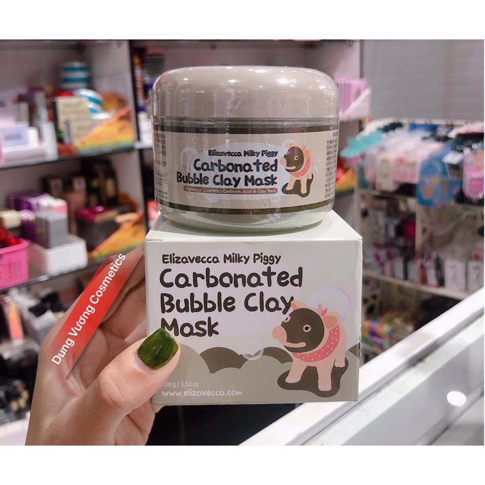 Mặt Nạ Thải Độc Elizavecca MILKY PIGGY CARBONATED BUBBLE CLAY MASK