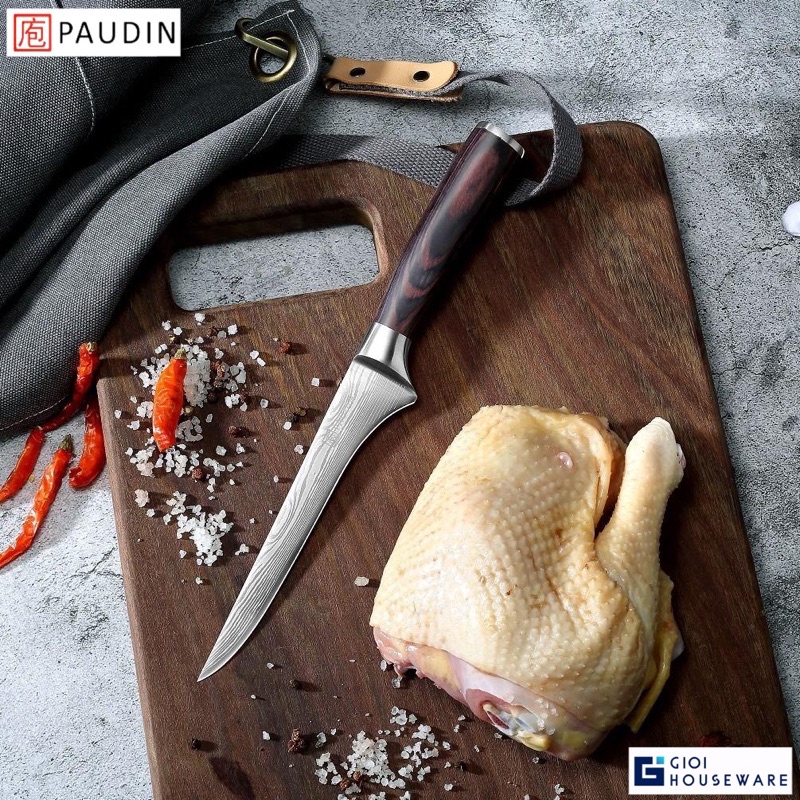 PAUDIN N10 Dao Lọc Xương, Da Làm Fillet - Thép Đức Siêu Bền - GiOi Houseware Free ship