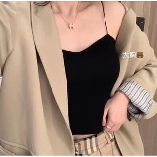 Áo hai dây sợi bún có đệm ngực