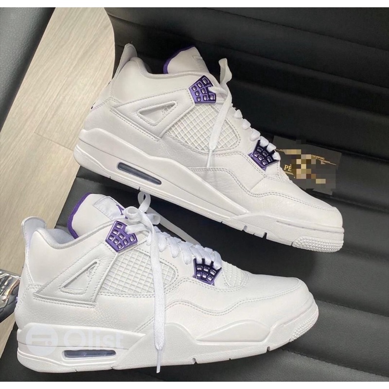 GIÀY JD4 RETRO METALLIC PURPLE TRẮNG TÍM LAI AU