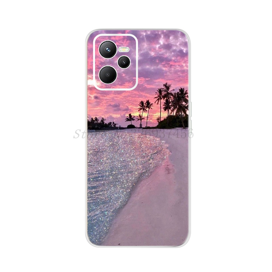 Ốp Điện Thoại TPU Mềm In Hình Bướm Hoạt Hình Cho OPPO Realme C35 2022 RealmeC35 RMX3511 C 35