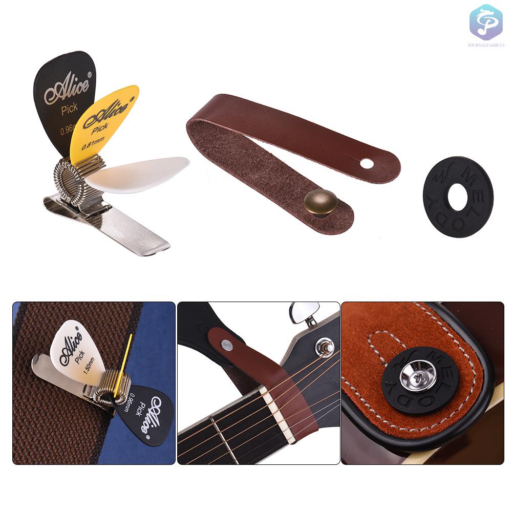 Bộ Dây Đeo Cổ + Giá Đỡ + Miếng Gảy Đàn + 3 Miếng Gảy Đàn Guitar