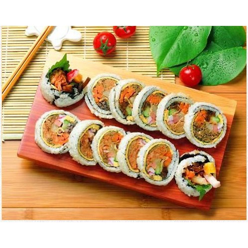 HEM SỢI CƠM CUỘN KIMPAP,SUSHI HÀN QUỐC