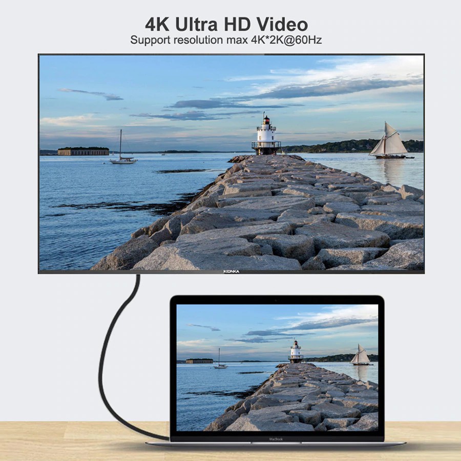 Cáp chuyển đổi cổng USB C sang HDMI dành cho Macbook