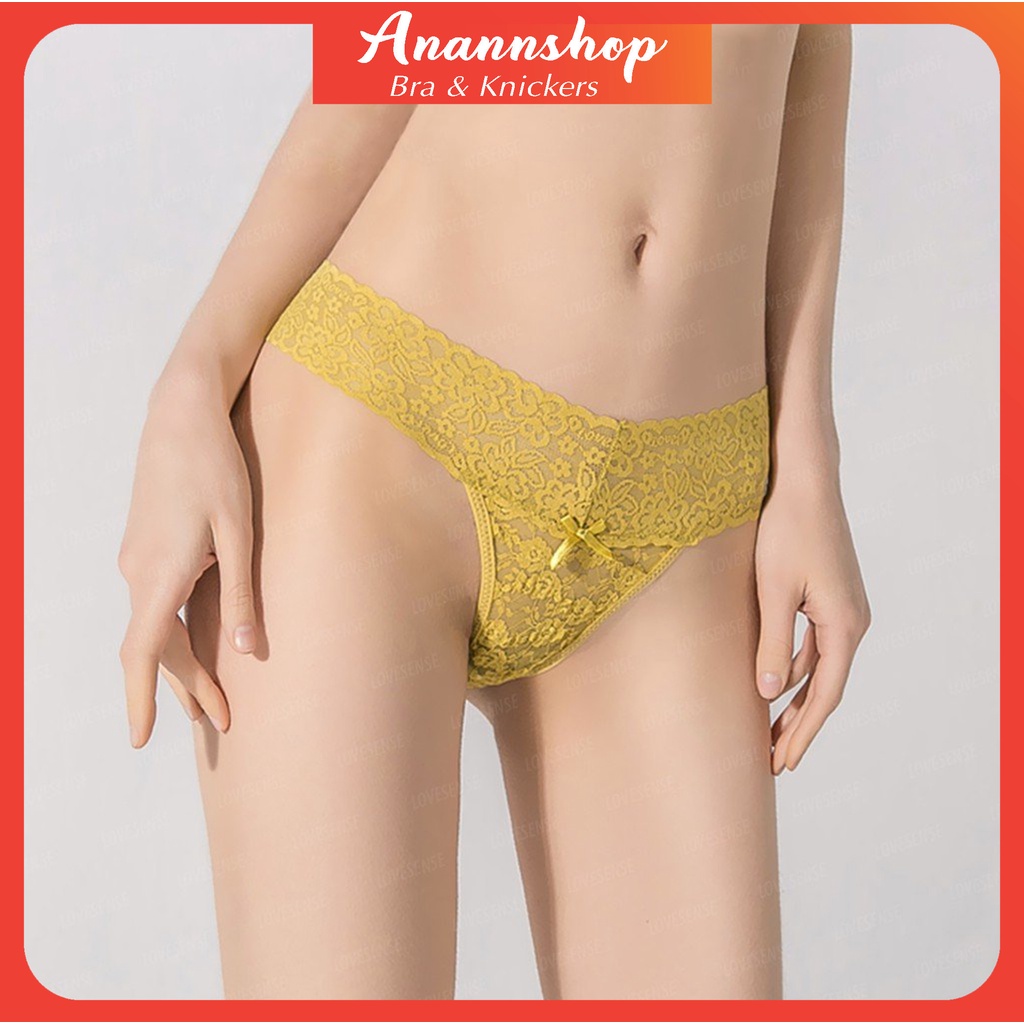 Quần Lót Ren Lọt Khe Nữ Quyến Rũ Mềm Mịn Thoáng Khí Sexy 6214
