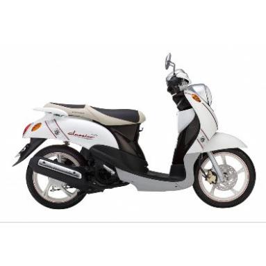 Mu rùa (Ốp đuôi) Classico 2007 - 2012 Yamaha - Trắng