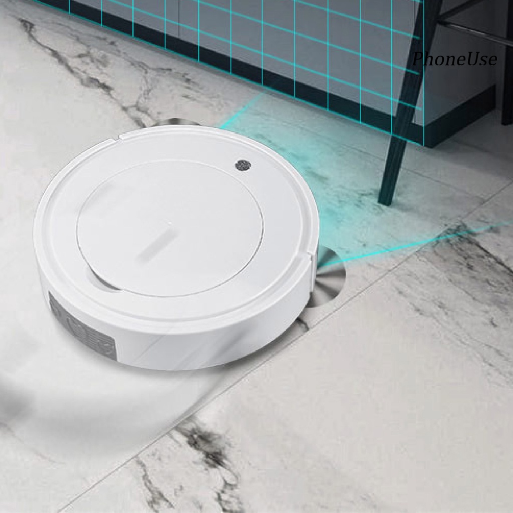 Robot quét nhà hút bụi mini cảm ứng tự động thông minh cho nhà