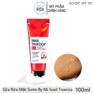 Sữa Rửa Mặt Some By Mi Snail Truecica Miracle Repair Low pH 5.5 Gel Cleanser