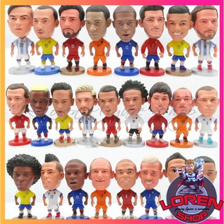 Mô hình cầu thủ bóng đá Ronaldo Messi Bruno