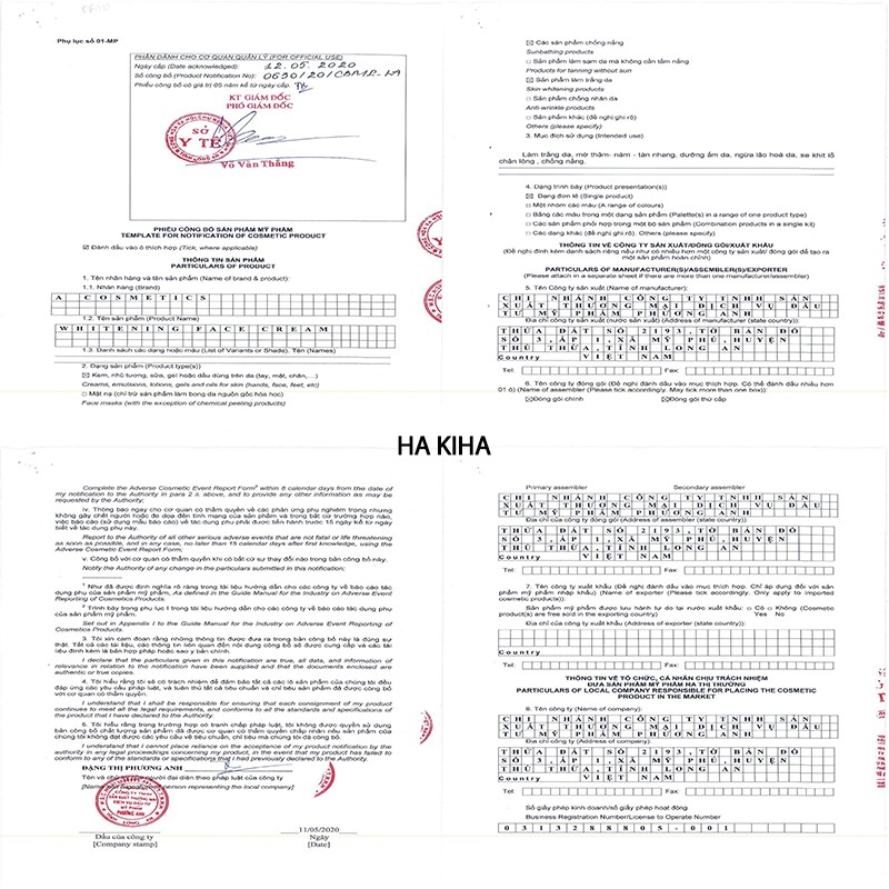 Kem Face Pháp A Cosmetics dưỡng trắng da mặt cấp ẩm tăng sinh collagen x3 hỗ trợ trị mụn phục hồi tái tạo da HAKIHA | BigBuy360 - bigbuy360.vn