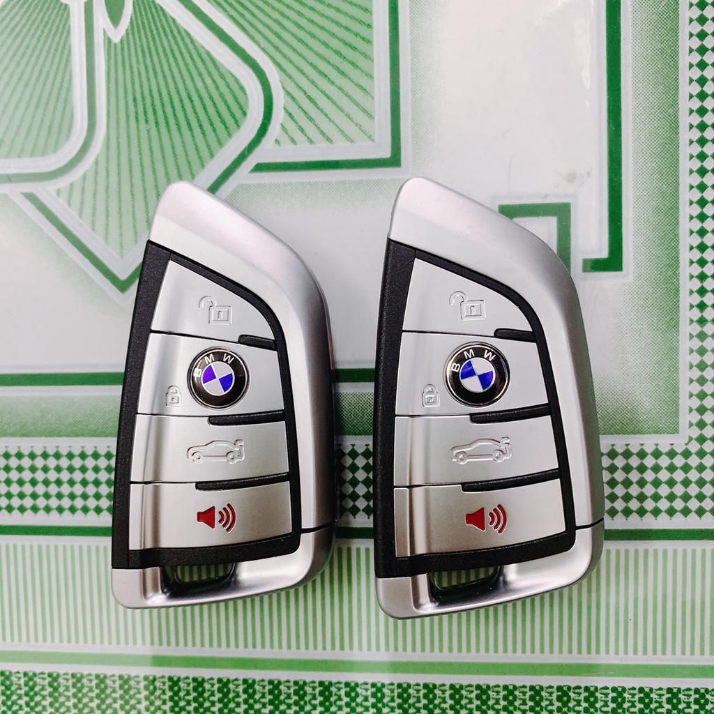 Vỏ Chìa Khóa Xe BMW X5 X6 F Series 4 Nút Bấm Thông Minh