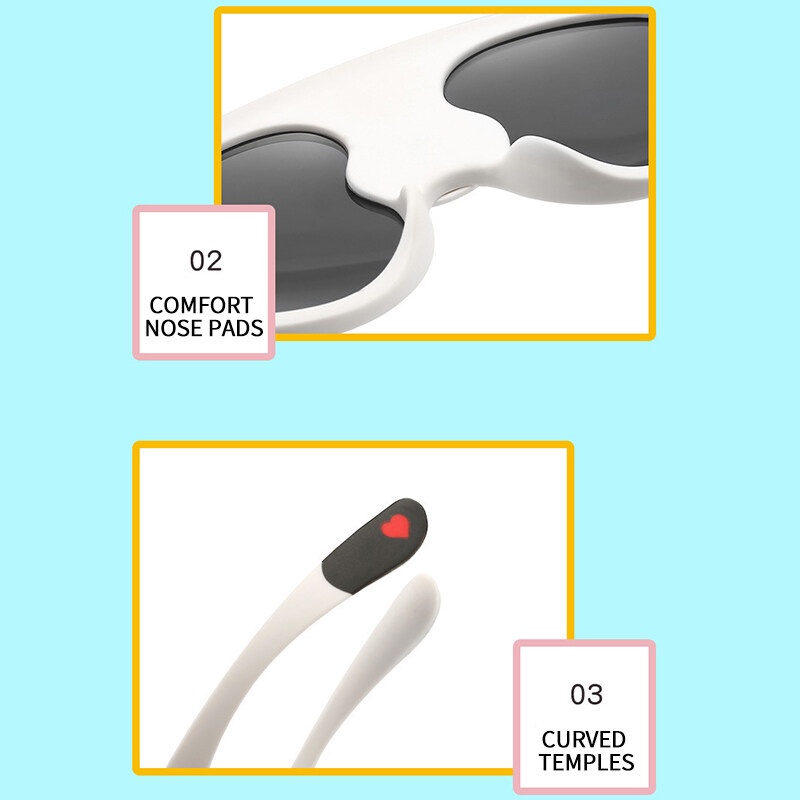 Kính Mát Phân Cực Hình Gấu Trúc Hoạt Hình Bằng Silicone Cho Bé 4-12 Tuổi