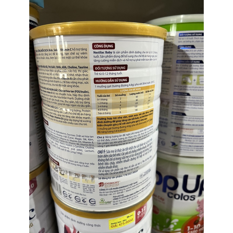 SỮA hiện đại THỂ CHẤT, trí tuệ - Sữa Bột Nestilac Grow IQ Lon 800g