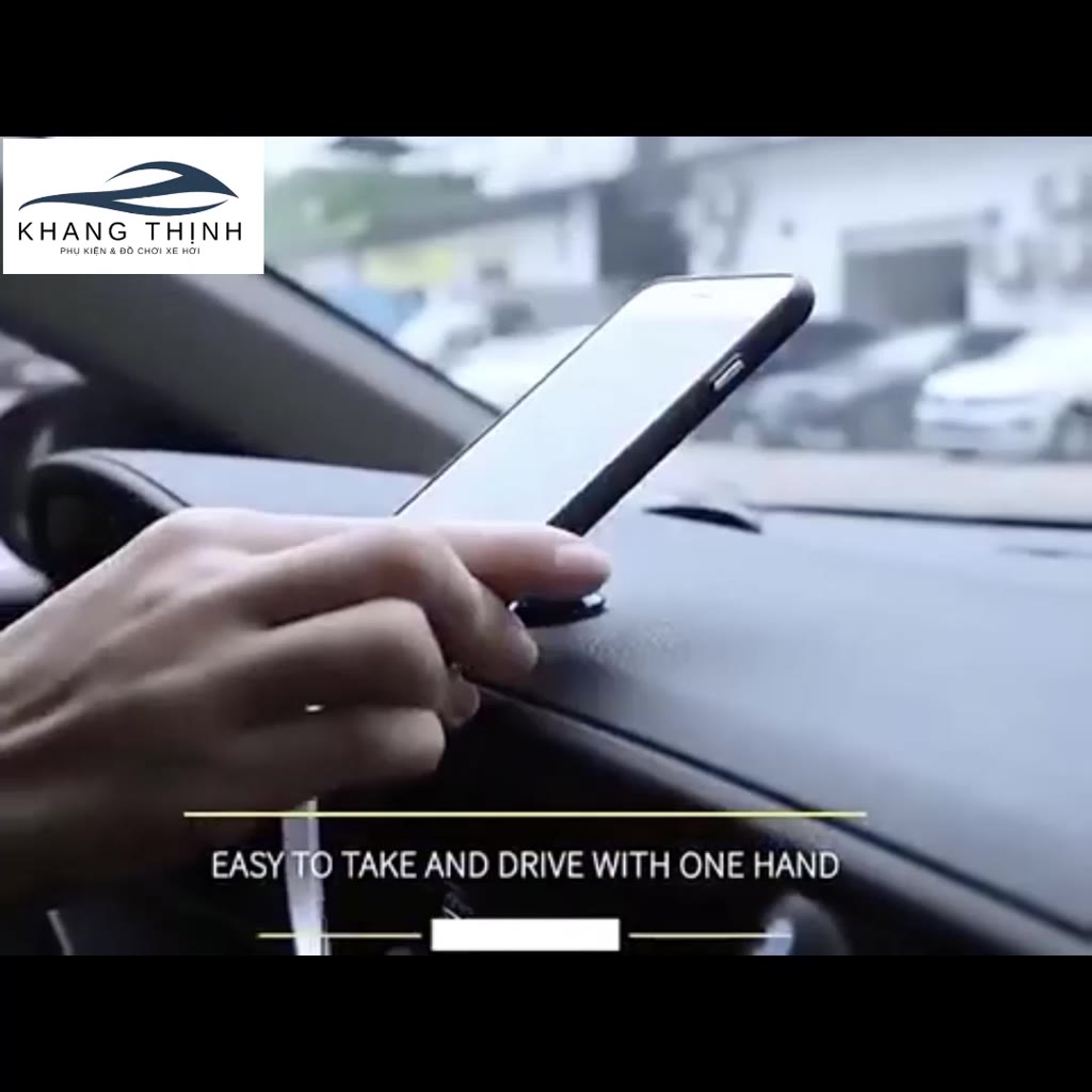Giá đỡ điện thoại, hit điện thoại trên ô tô, kẹp điện thoại xe hơi đế tròn hit nam châm 360 độ | BigBuy360 - bigbuy360.vn