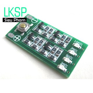 Mạch báo pin 3s 12.6v 4 led
