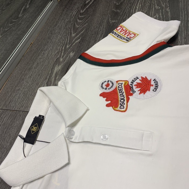 Áo thun cổ trụ thêu logo nổi bật(chất liệu thun cotton) | BigBuy360 - bigbuy360.vn