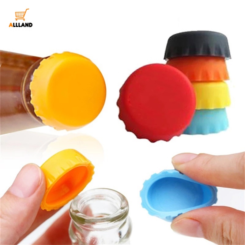 Set 6 Nắp Silicone Tròn Đậy Chai Lọ Đa Năng Tiện Dụng