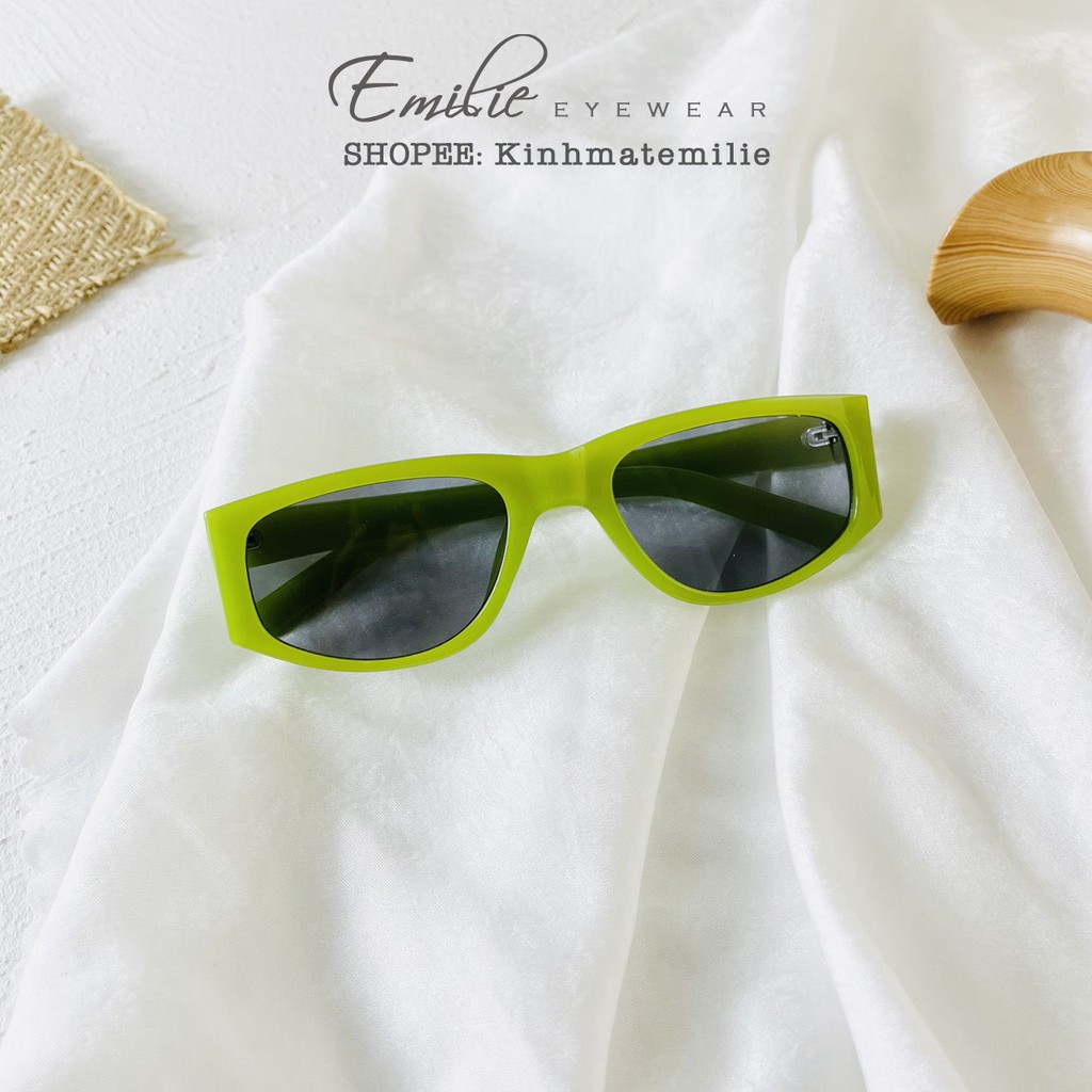 Kính mát nam nữ Emilie eyewear chất liệu nhựa dẻo mắt chống UV400