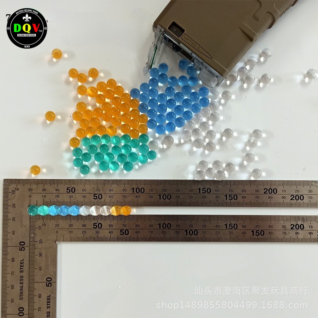 Gói hạt nở nước 7mm - 8mm slime 10.000 viên đẹp, đủ, đúng chuẩn kích cỡ