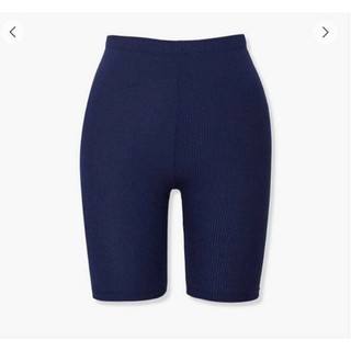 quần biker short xanh navi body