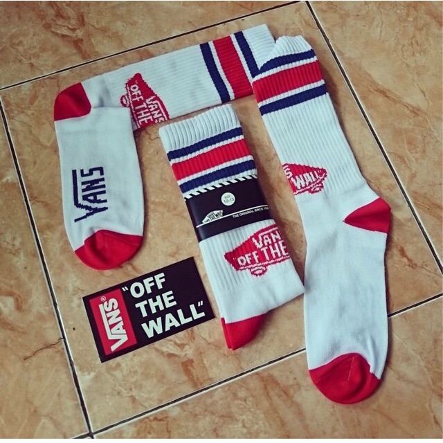 Giày Thể Thao Vans Off The Wall Merch Socks