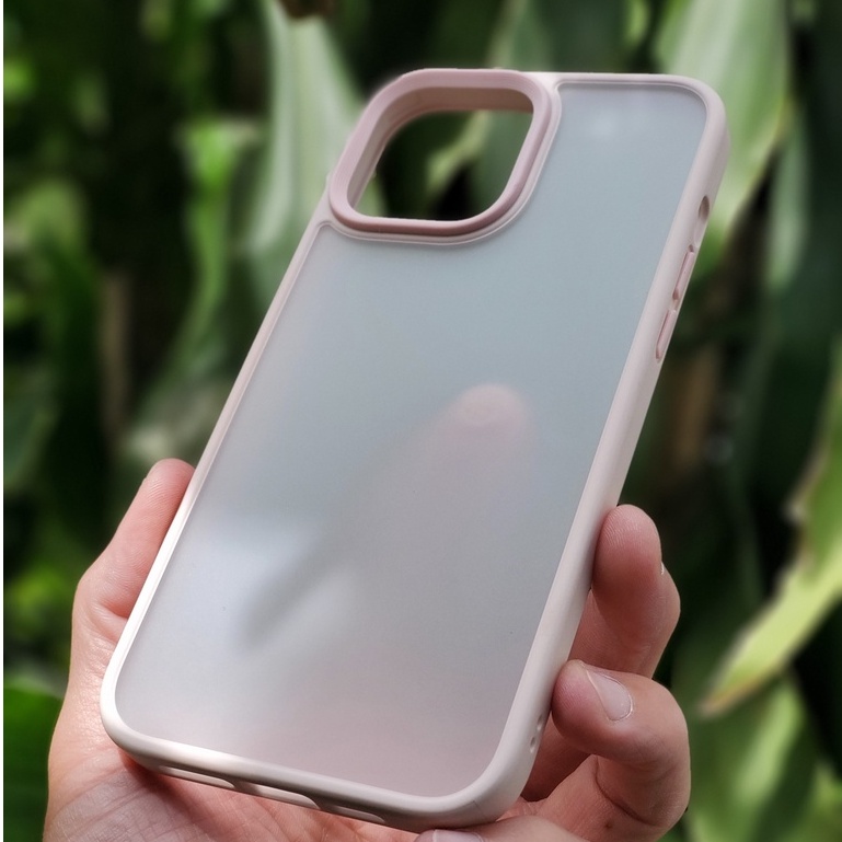 (10 Màu)_Ốp likGus nhám viền dẻo cho iPhone 13 Mini, 13, 13 Pro, 13 Pro Max chống sốc, Vân tay cao cấp ( Chính Hãng )