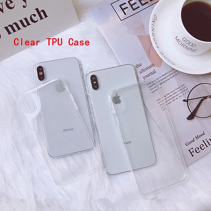 Ốp điện thoại trong suốt chống sốc cho Huawei Y5 Y6 2018 Y5 2017 Y6 II Y7 Y6 Pro Y9 Prime 2019