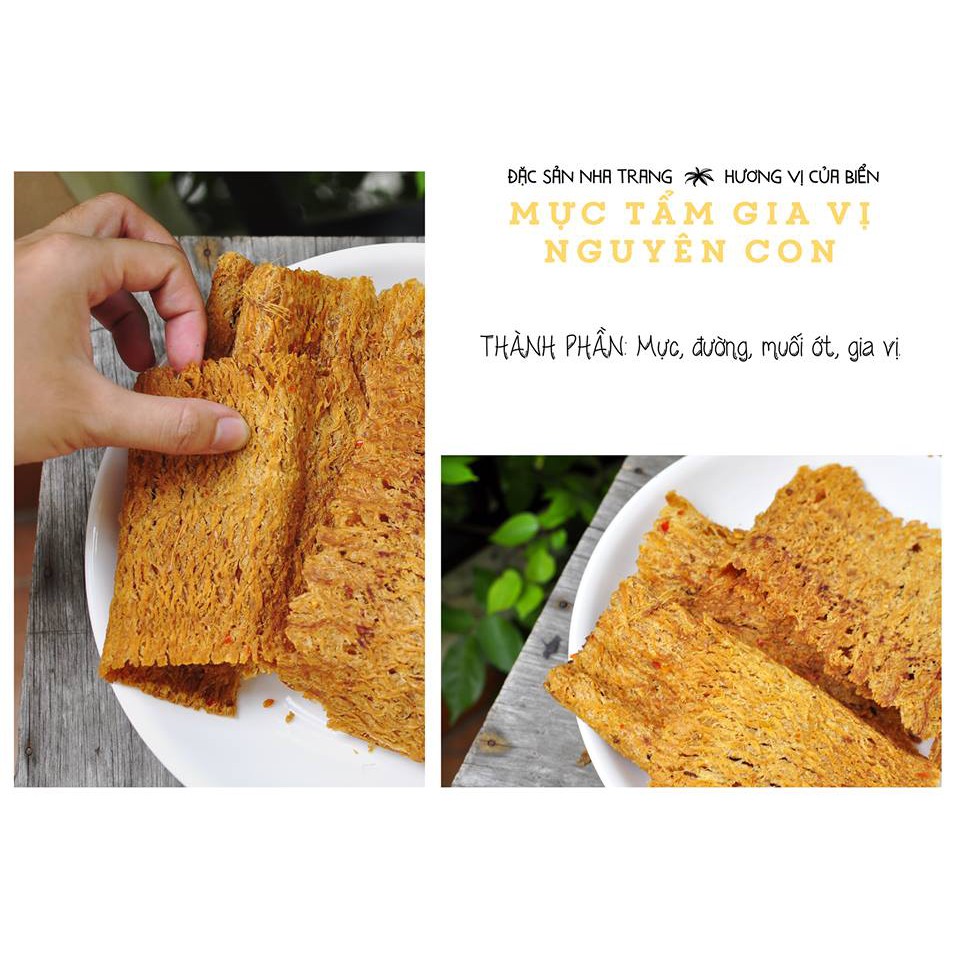 sỉ 3kg Mực tẩm gia vị nguyên con Nha Trang 765k