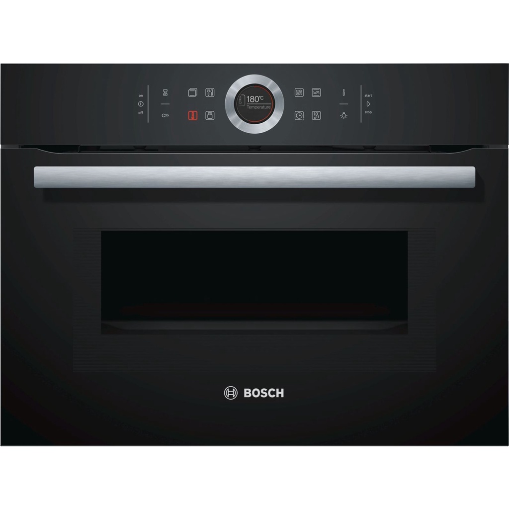 Lò nướng kết hợp vi sóng Bosch CMG633BB1 - Dung tích 45L, màu đen, kích thước 594x548x455mm