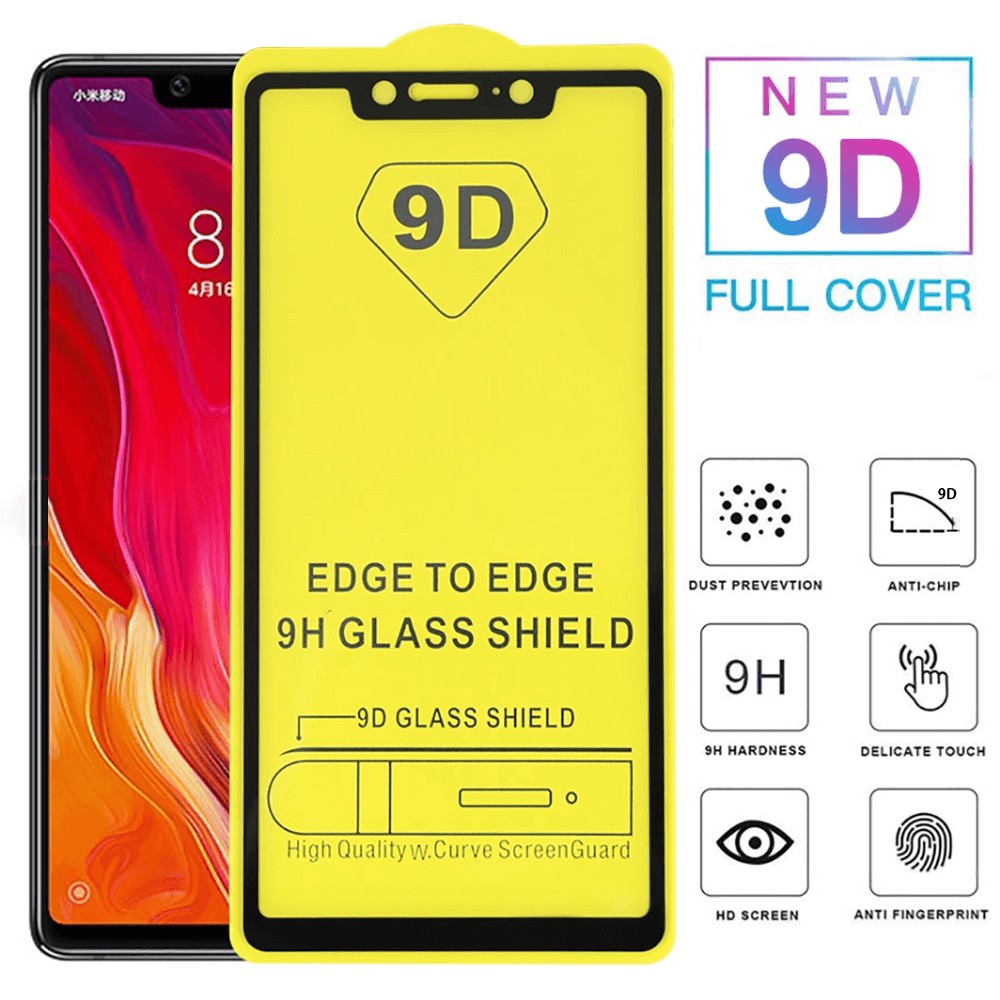 Phim bảo vệ điện thoại di động Vivo V9 Y85 Y79 Y55 Y67 Y69 V5 Plus IQOO 9D Tempered Glass Full Screen Protector Film