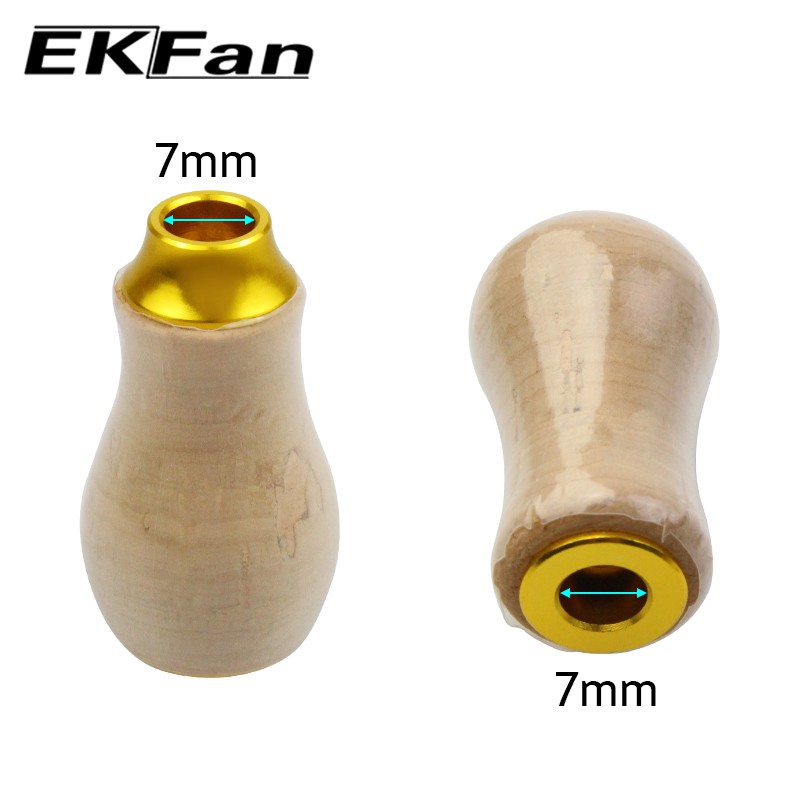 EKfan for daiwa & Shimano fishing reel knob Soft-wood Material Fishline wheel Repair assembly Accessorie