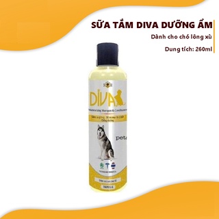 Sữa Tắm Cho Chó Lông Xù DIVA Dưỡng Ẩm 260ml