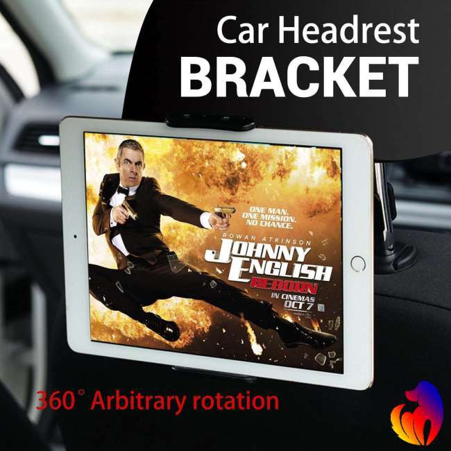 Blackhole Kẹp gắn lưng ghế giữ điện thoại trên ô tô cho Apple iPad 4-11 Inch