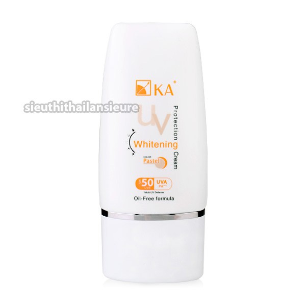 Kem dưỡng da chống nắng trang điểm  KA UV Protection Whitening Cream SPF 50+  PA+++ pastel 15g