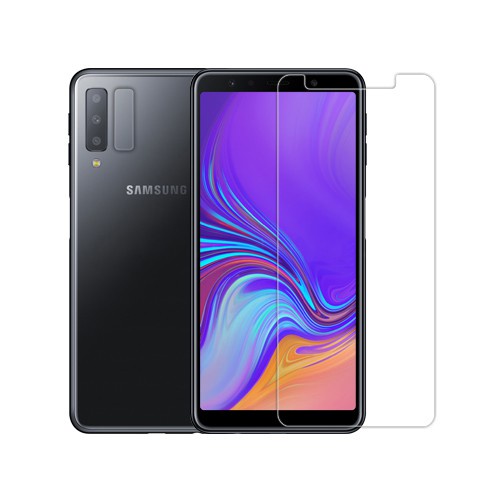 Kính Cường Lực samsung A7 2018 (A750) đủ hộp kèm khăn lau