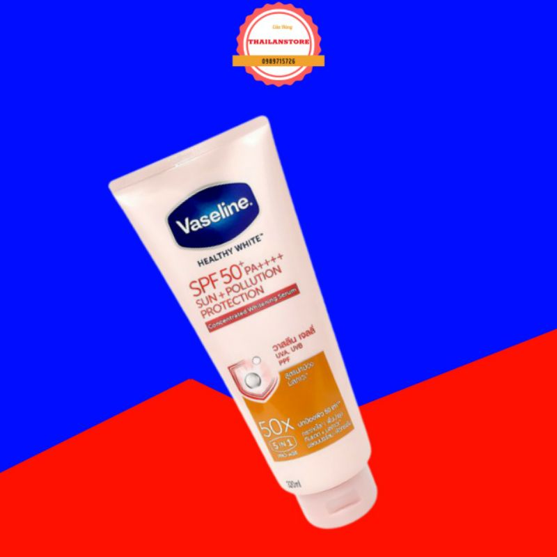 Sữa Dưỡng Thể Chính Hãng Thái Lan Vaseline Perfect Serum 50X 320ml