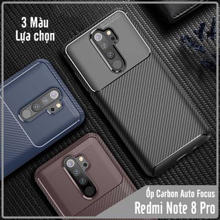 Ốp lưng Xiaomi Redmi Note 8 Pro chống sốc Carbon Auto Focus