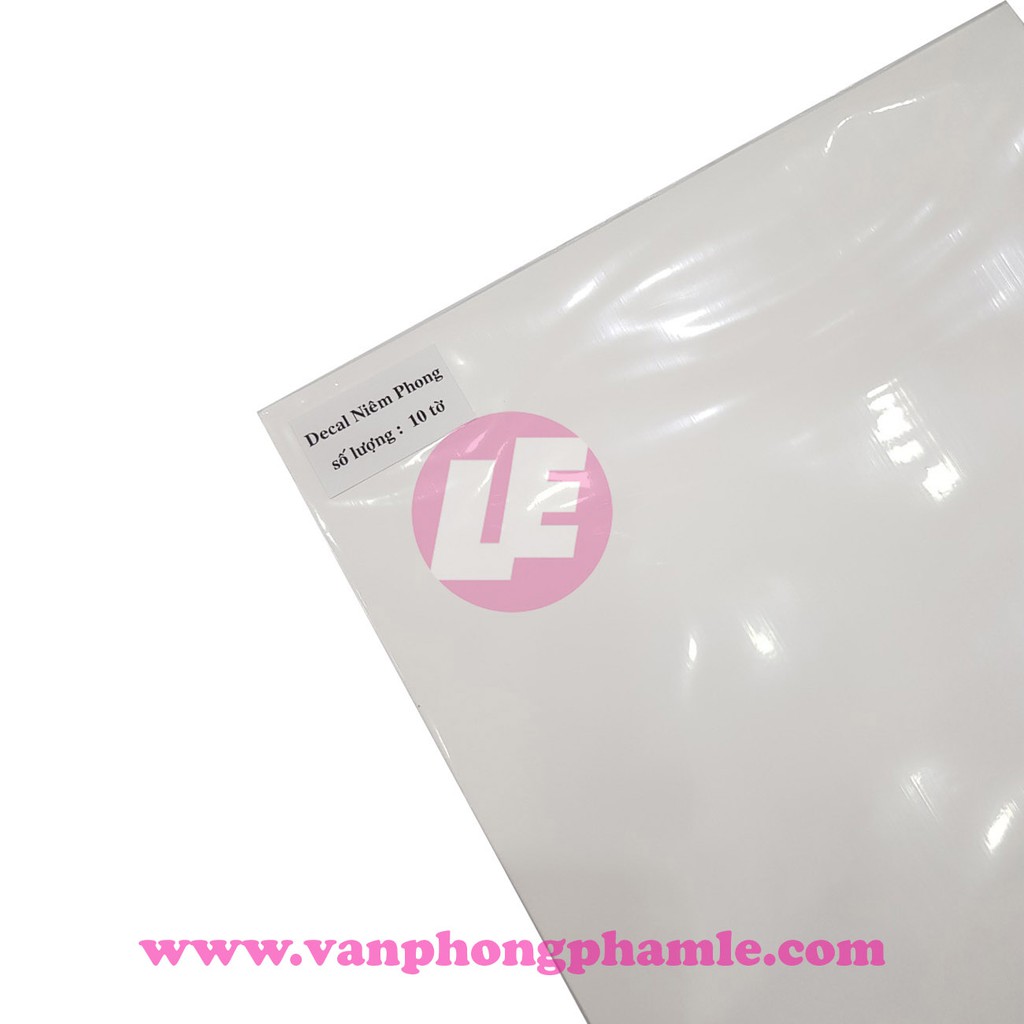 Giấy decal bể niêm phong A4